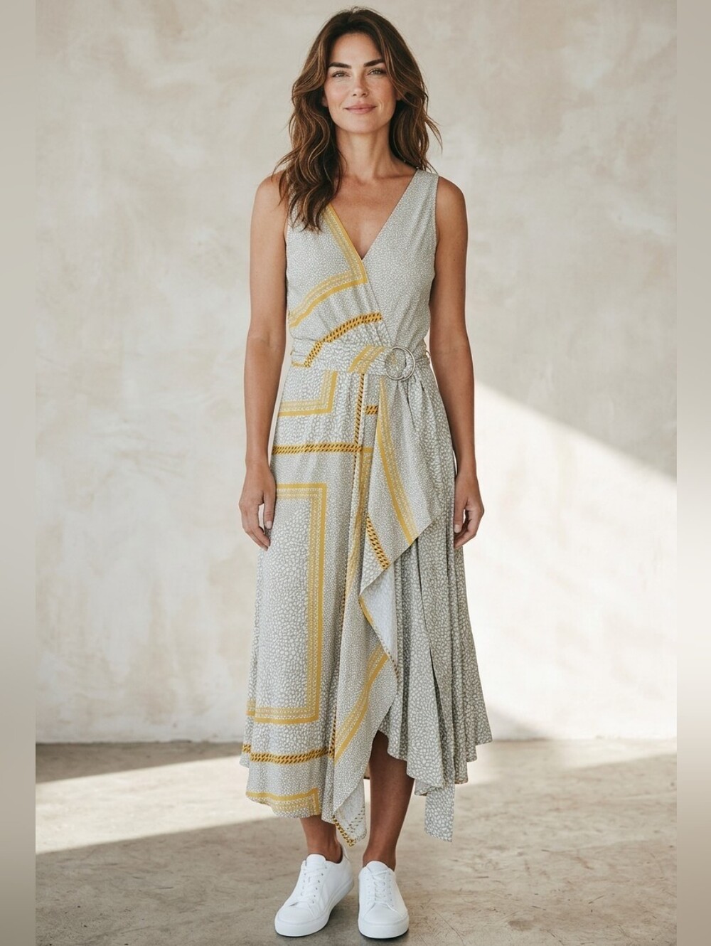 Derek Lam 10 Crosby Sleeveless Maxi Dress Women's 0 Boho
